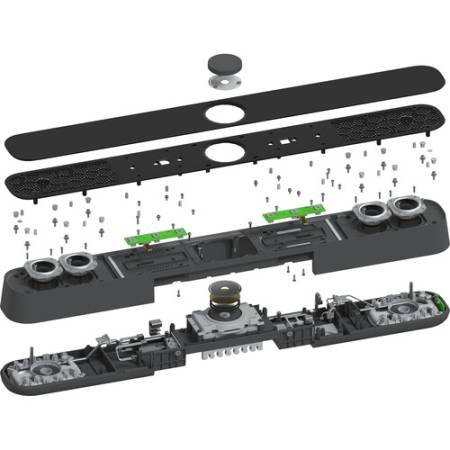 Sennheiser TeamConnect Bar M (Medium) - system konferencyjny audio-video - budowa